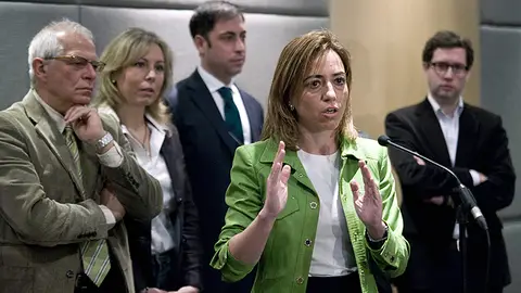 La candidata a liderar el PSOE, Carme Chacón La candidata a liderar el PSOE, Carme Chacón