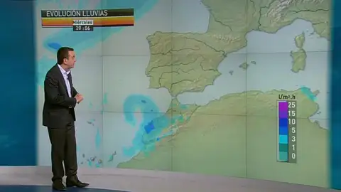 La Prevision del tiempo (23/01/2012) noche La Prevision del tiempo (23/01/2012) noche