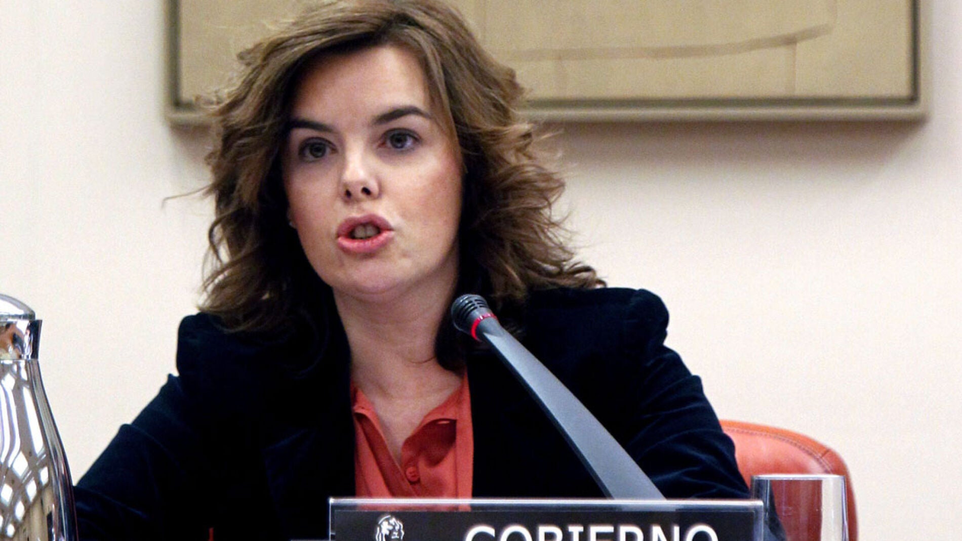 Soraya S&aacute;enz de Santamar&iacute;a, vicepresidenta primera