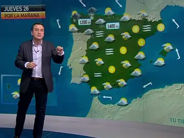 La previsión del tiempo (25-01-2012) Noche La previsión del tiempo (25-01-2012) Noche