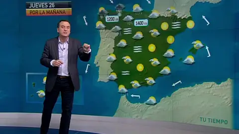 La previsión del tiempo (25-01-2012) Noche La previsión del tiempo (25-01-2012) Noche