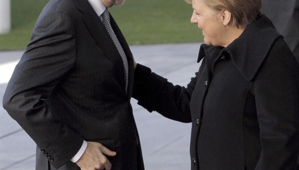 Merkel y Rajoy