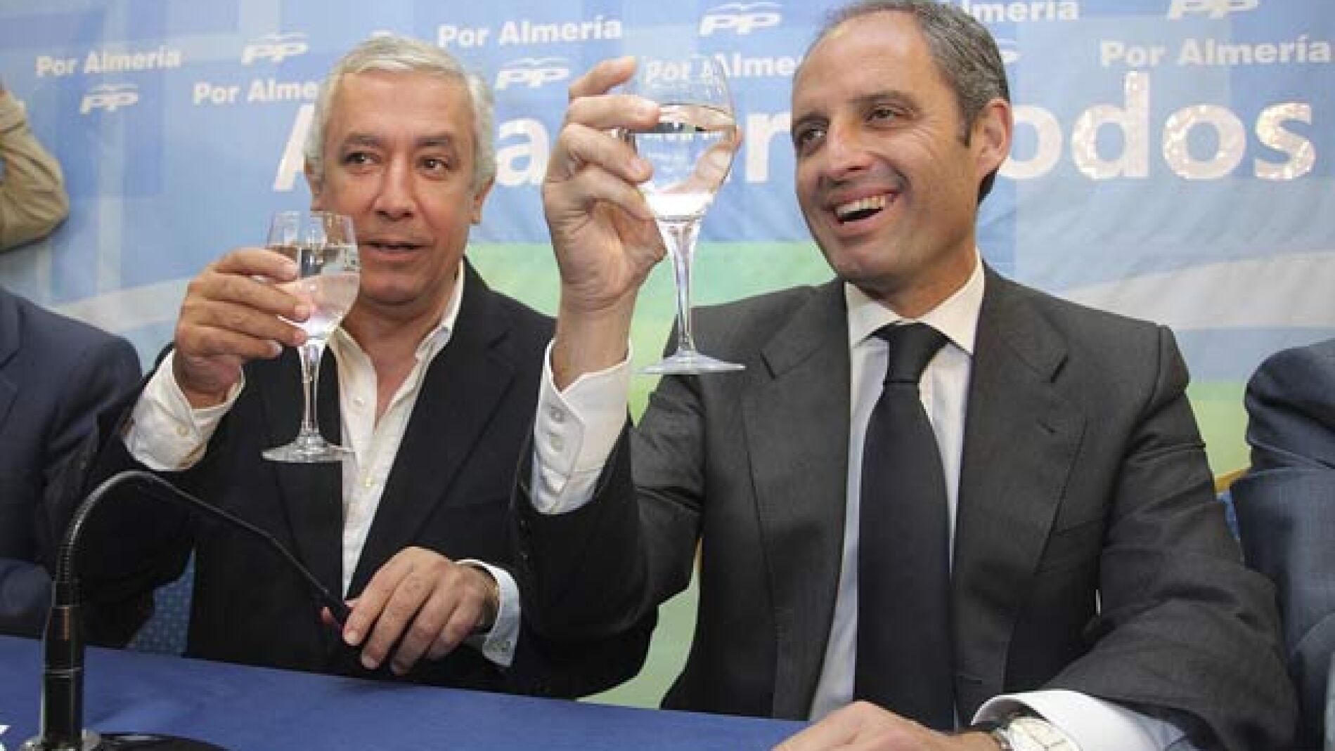 Javier Arenas y Francisco Camps en Almer&iacute;a