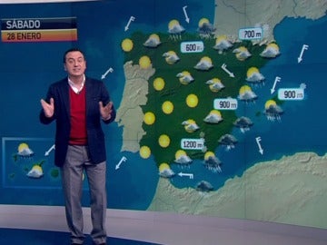 La previsión del tiempo 27-01-2012 La previsión del tiempo 27-01-2012