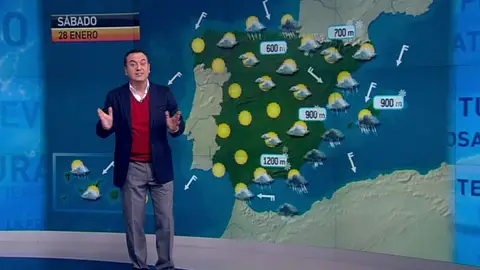 La previsión del tiempo 27-01-2012 La previsión del tiempo 27-01-2012