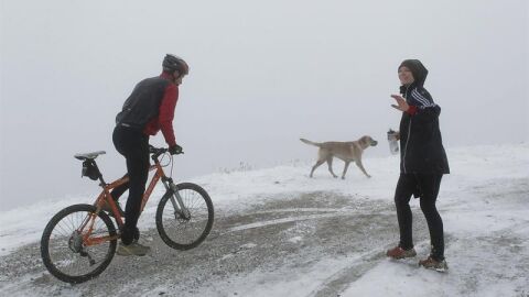 Temporal de nieve en Navarra