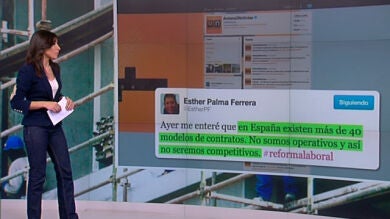 La reforma laboral también se debate en la red