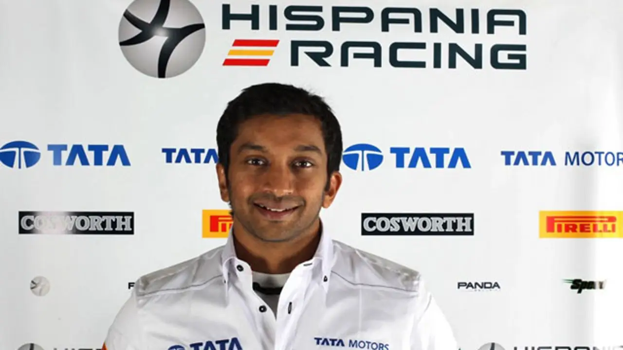 El piloto indio Narain Karthikeyan