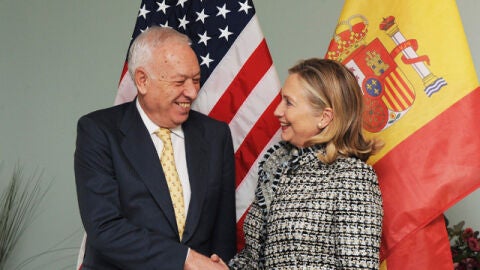 Garc&iacute;a-Margallo, junto a Hillary Clinton