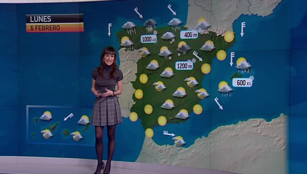 La previsión del tiempo, 05-02-2012, noche