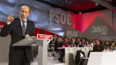El nuevo secretario General, Alfredo Rubalcaba
