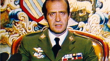 El rey Juan Carlos I el 23-F