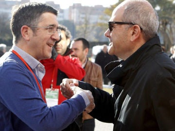 Patxi López, junto a Manuel Chaves