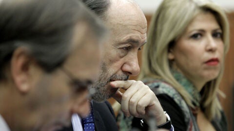 Alfredo P&eacute;rez Rubalcaba, secretario general del PSOE