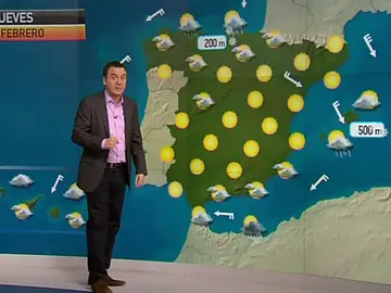La previsión del tiempo (08-02-2012) Noche La previsión del tiempo (08-02-2012) Noche