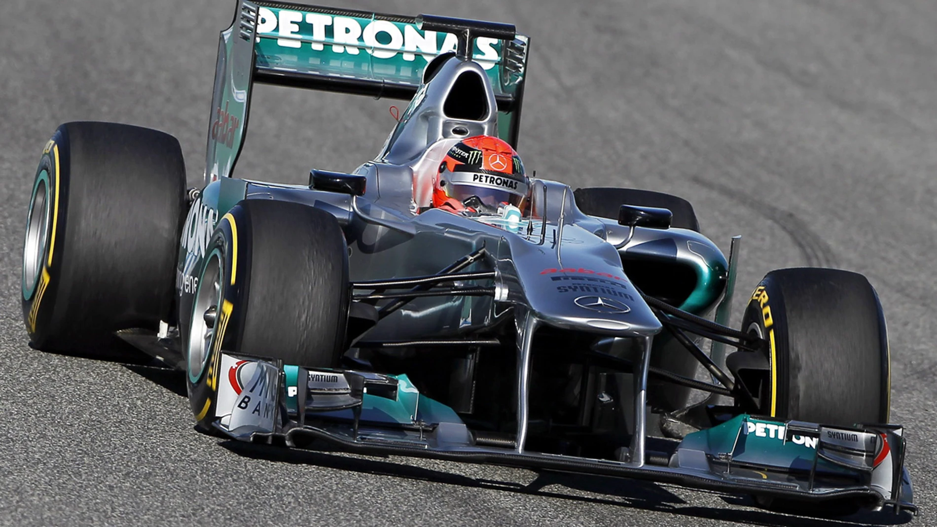 Schumacher, en el circuito de Jerez