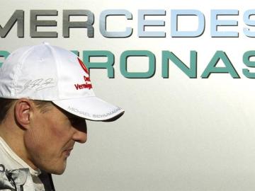 Michael Schumacher, piloto de Mercedes