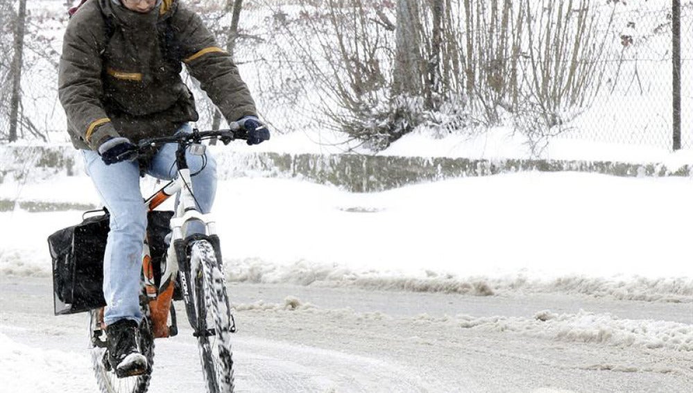 La nieve en Cantabria dejaba esta imagen