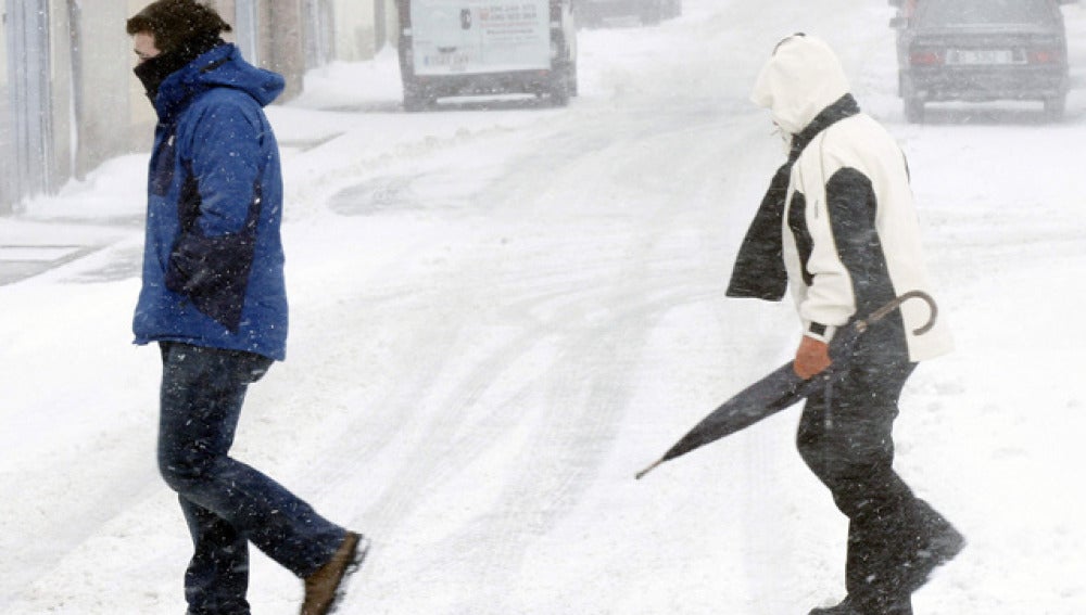 Nieve en la Península