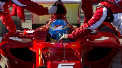 Alonso domina la segunda sesión de entrenamientos en Jerez con el F2012
