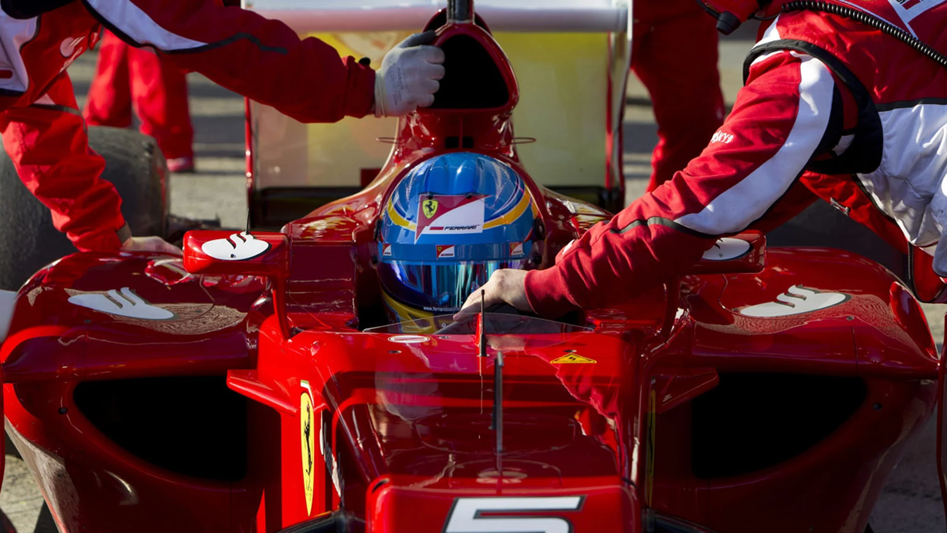 Fernando Alonso, en Jerez