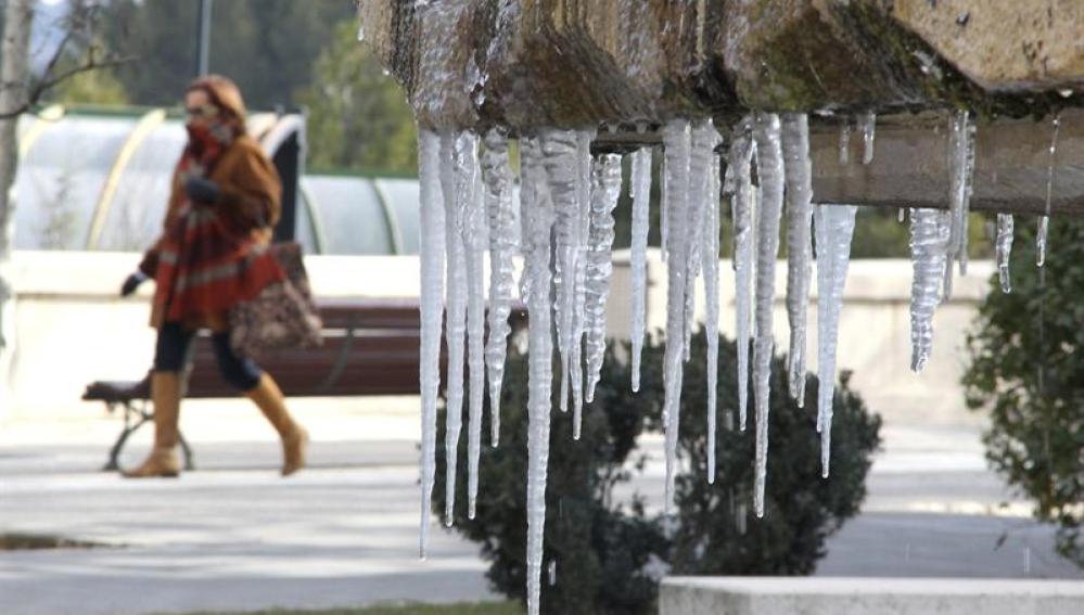 Las temperaturas se desploman en Teruel