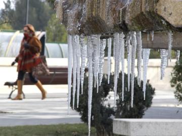 Las temperaturas se desploman en Teruel