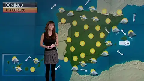 La previsión del tiempo (11-02-2012) Noche La previsión del tiempo (11-02-2012) Noche