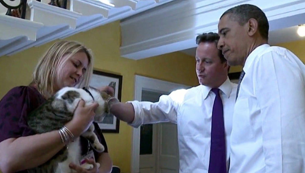 Obama y Cameron saludan al jefe ratonero de Gran Bretaña