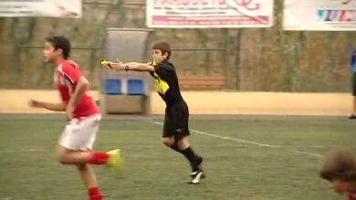 El árbitro más joven de España tiene 12 años y es canario