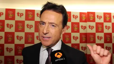 Matías Prats en los premios TP. Matías Prats en los premios TP.