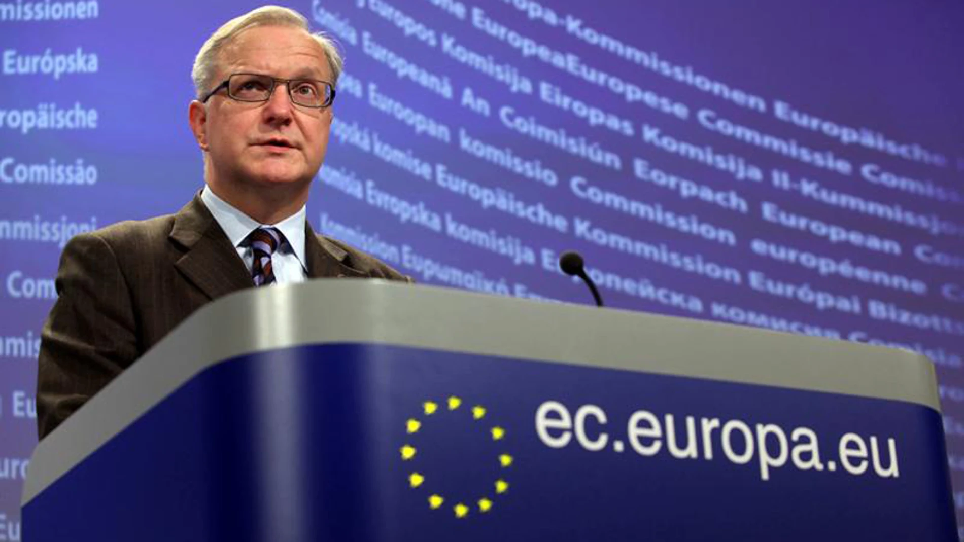 El vicepresidente de la Comisión Europea, Olli Rehn El vicepresidente de la Comisión Europea, Olli Rehn