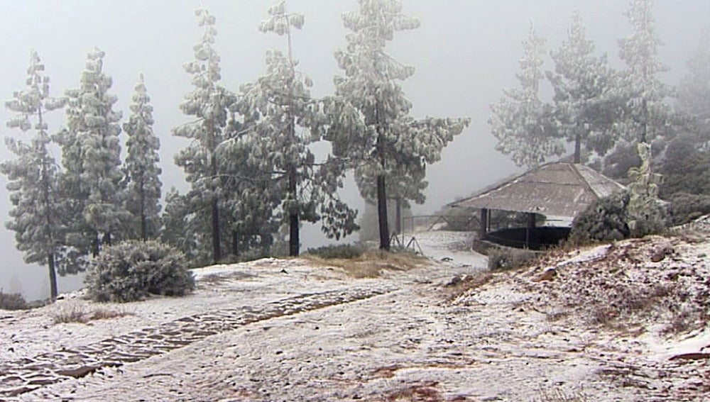 Nieve en Canarias