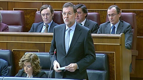 Mariano Rajoy, en el Congreso