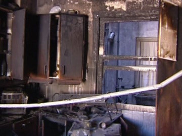 Un escape de gas provoca un incendio en Vigo Un escape de gas provoca un incendio en Vigo