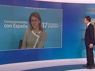 Entrevista de Matías Prats a María Dolores de Cospedal en Noticias 2 Entrevista de Matías Prats a María Dolores de Cospedal en Noticias 2