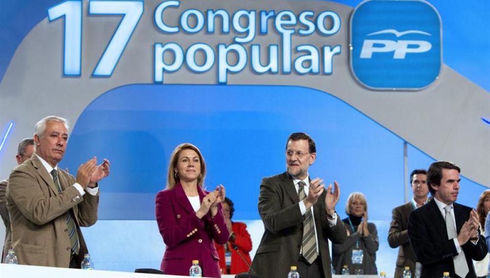 El equipo de Mariano Rajoy en el PP