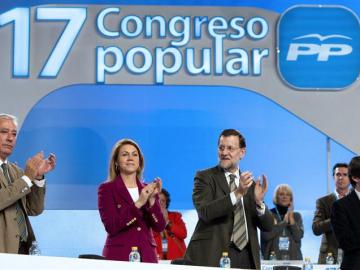 El equipo de Mariano Rajoy en el PP