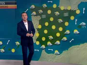 La previsión del tiempo (20-02-2012) Mediodía La previsión del tiempo (20-02-2012) Mediodía