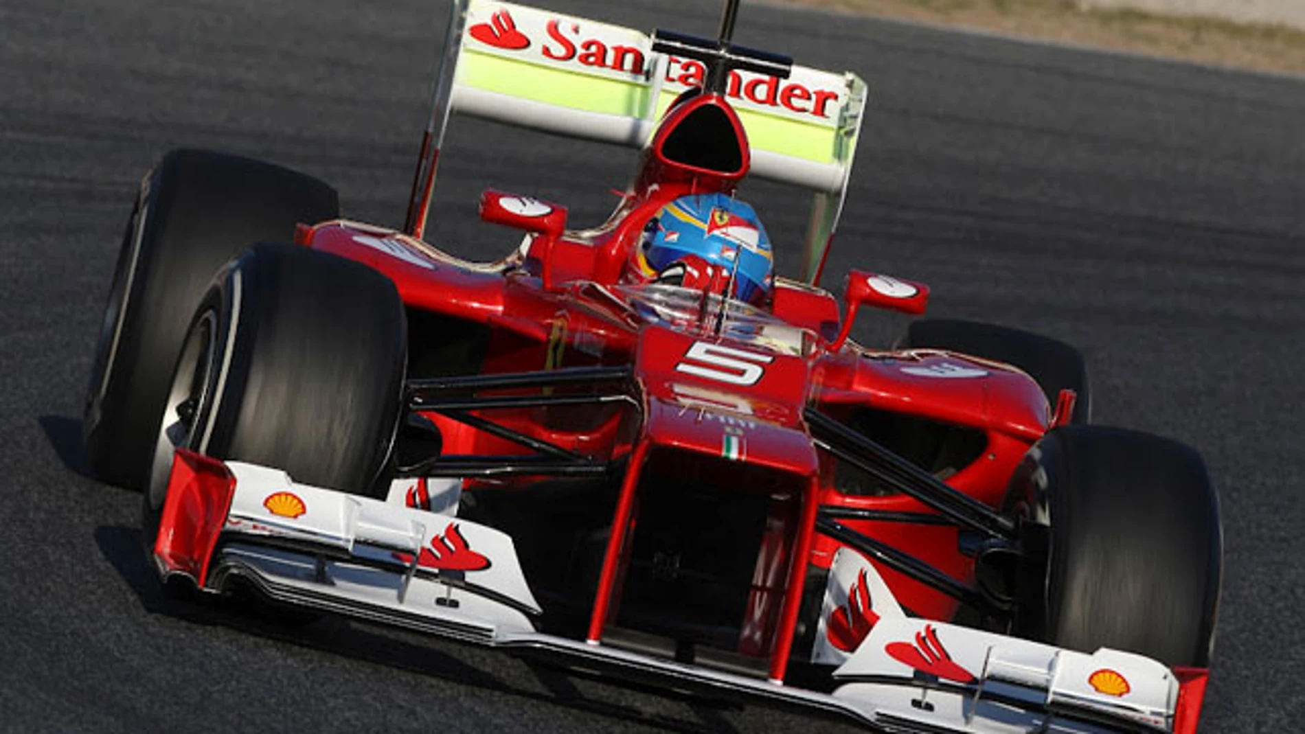 El F2012 de Alonso, en Montmeló