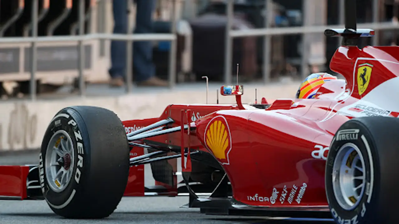Detalle del lateral del F2012