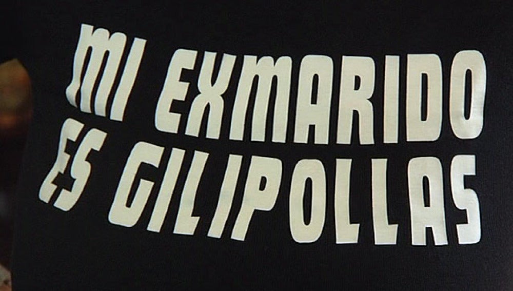 Camiseta de broma: 'Mi exmarido es un gilipollas'