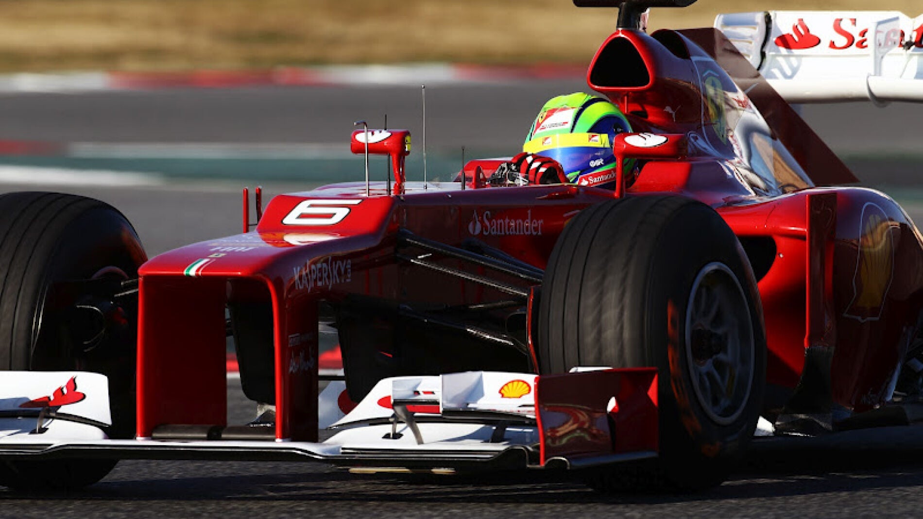 Felipe Massa, a los mandos del F2012