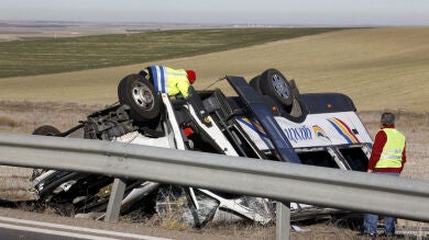 Detenido el conductor del autobús accidentado en Ávila por homicidio imprudente