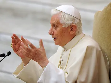 El papa Benedicto XVI durante una audiencia en el Vaticano El papa Benedicto XVI durante una audiencia en el Vaticano