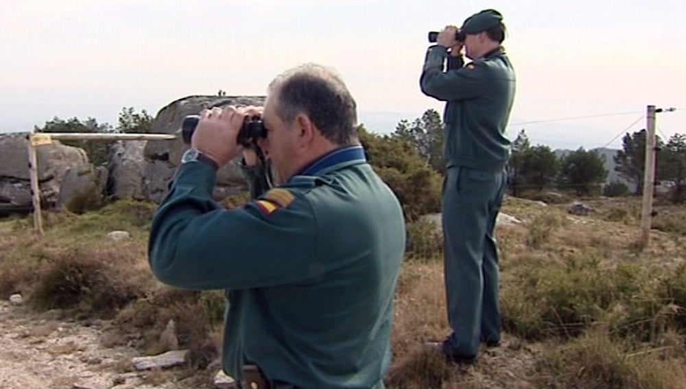 La Guardia Civil gallega trabaja en la reducción de incendios