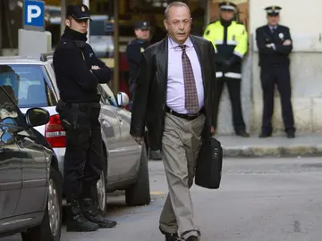 El juez Castro a su llegada a los juzgados El juez Castro a su llegada a los juzgados