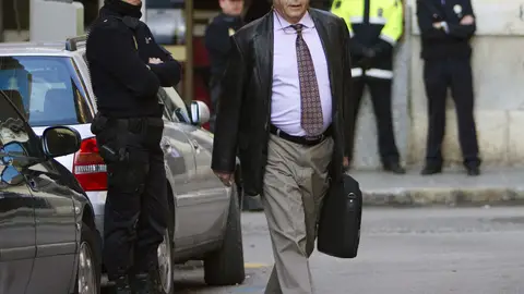 El juez Castro a su llegada a los juzgados El juez Castro a su llegada a los juzgados