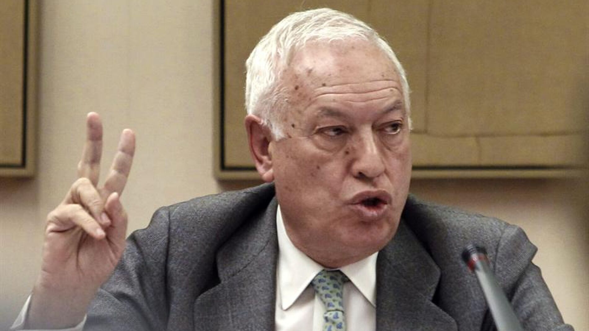 El ministro de Exteriores, Jos&eacute; Manuel Garc&iacute;a-Margallo