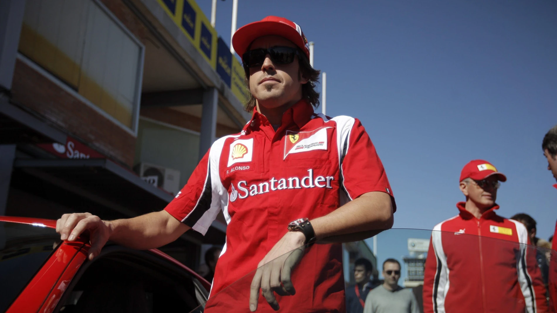 Fernando Alonso, en el circuito del Jarama